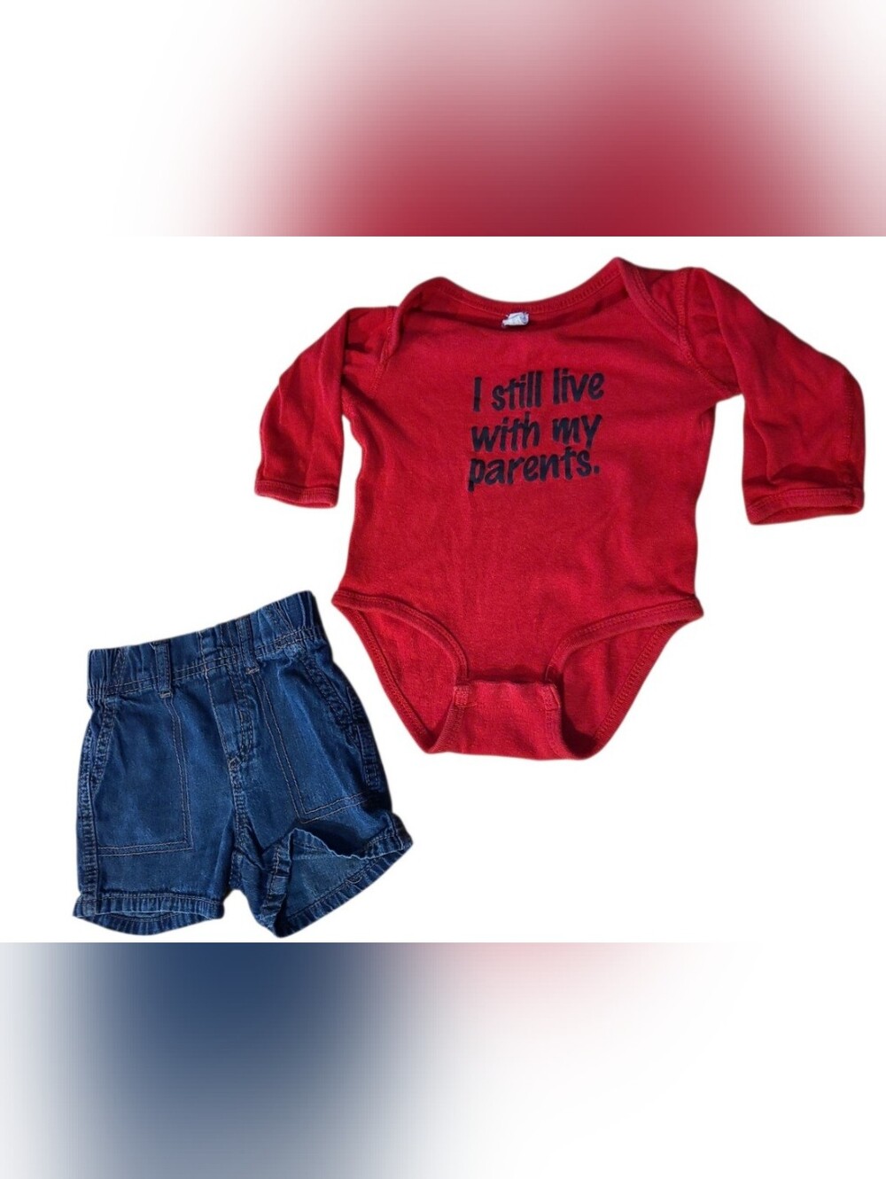BOGO: I Still Live W/Parents BODYSUIT & SHORTS